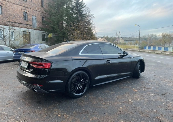 Audi A5 cena 108000 przebieg: 77000, rok produkcji 2018 z Złotów małe 529